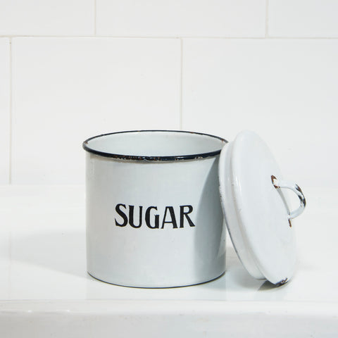 Enamel Sugar Canister