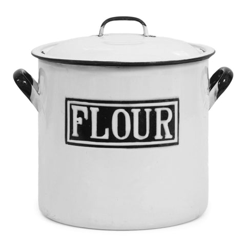 Enamel Flour Bin