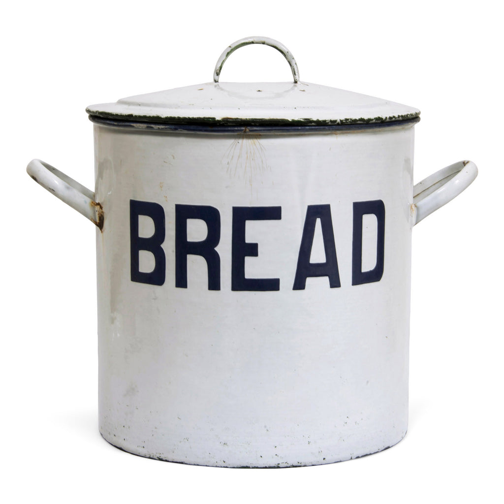 1920's Enamel Bread Bin