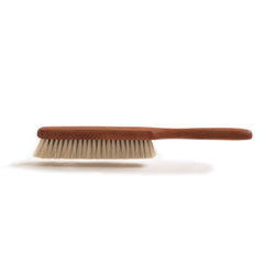 A soft goat’s hair brush with polished pear wood handle, perfect for dusting off the tops of your shelved books. Yet it is as equally at home at your table or desk, for it makes an excellent crumb brush or laptop and keyboard dusting brush. It's the perfect present for your bookish friends and for those fastidious with tablecloth or computer screen management.