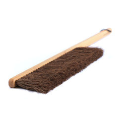 Our all-natural and plastic free coconut bristle brush has an extra-long head tufted with neat rows of coconut fibre. It is extremely useful for brushing dirt from tents, awnings, outdoor umbrellas and gazebos. And in winter, excellent for brushing snow off the car. 
