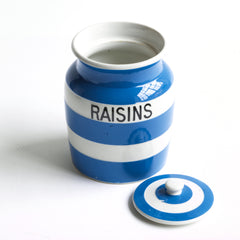 T G Green Raisins Storage Jar