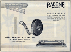 Retractable Steel Measure by John Rabone