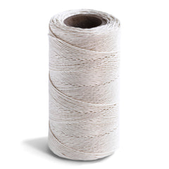 Made from spun flax plant fibres, our dense spool of trussing twine is made from extra-strong linen thread and is ultra resistant to tearing, and so will suit all your kitchen tying needs: such as the trussing of a chicken, the tying of a joint, the securing of a muslin bag, and the knotting of a bundle of herbs, a bouquet garni. 