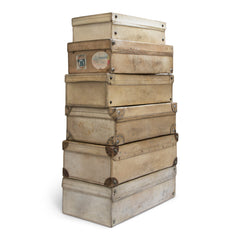 Antique Vellum Suitcases