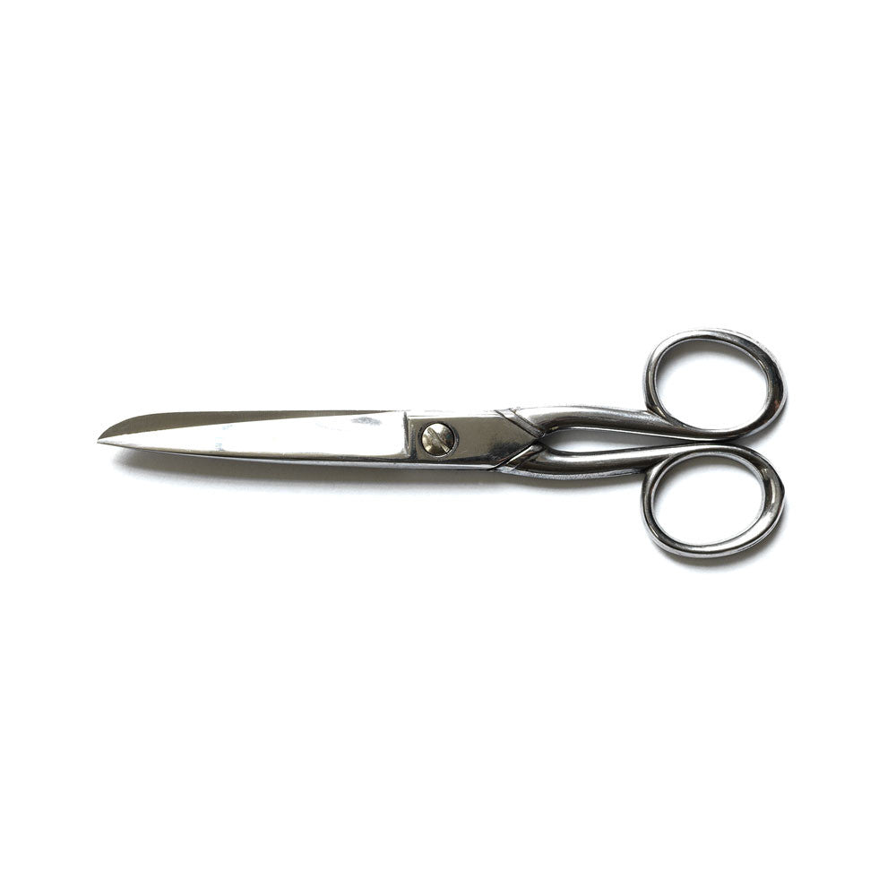 Our hand-forged handmade household scissors are small and light-weight, and therefore perfect for everyday home and office use.  With polished bright steel blades, one sharp and one rounded, they are ideal for stationary, craft and domestic haberdashery, and will fit perfectly alongside your pens and pencils in your desk tidy.