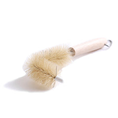 This L-shaped brush is designed to reach in and clean out the overflow outlet of your bathroom or kitchen sink.  The brush can also be used to clean a multitude of awkwardly shaped objects.